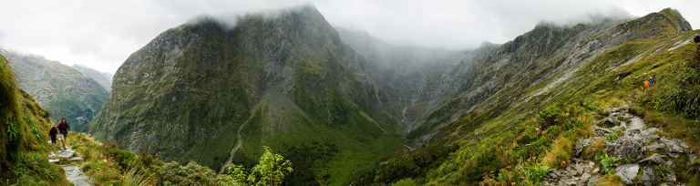 Top, Mackinnon Pass, Milford Track, New Zealand Great Walk, hiking