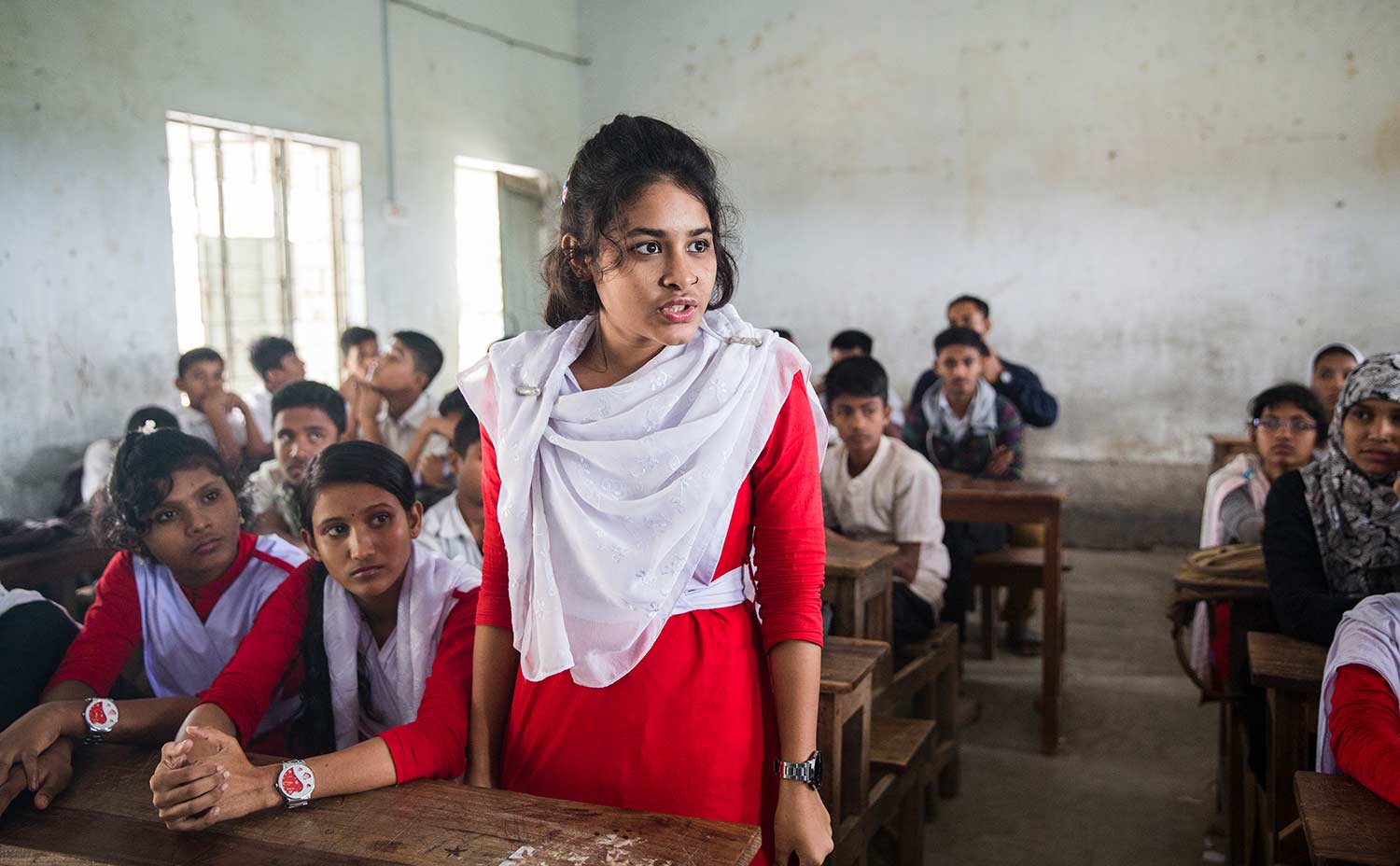 Bangladesh portrait school teenager girl